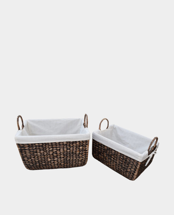 COZUMEL Water-hyacinth Basket Set