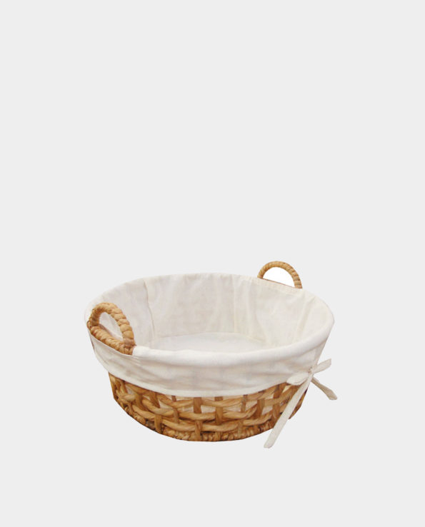 GRANDE Round Water-hyacinth Basket