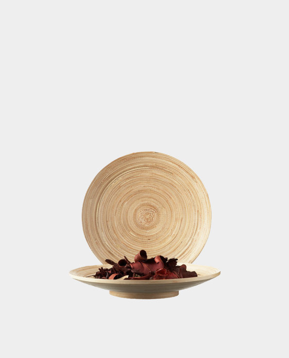New Item – MARAJO Spun Bamboo Plate