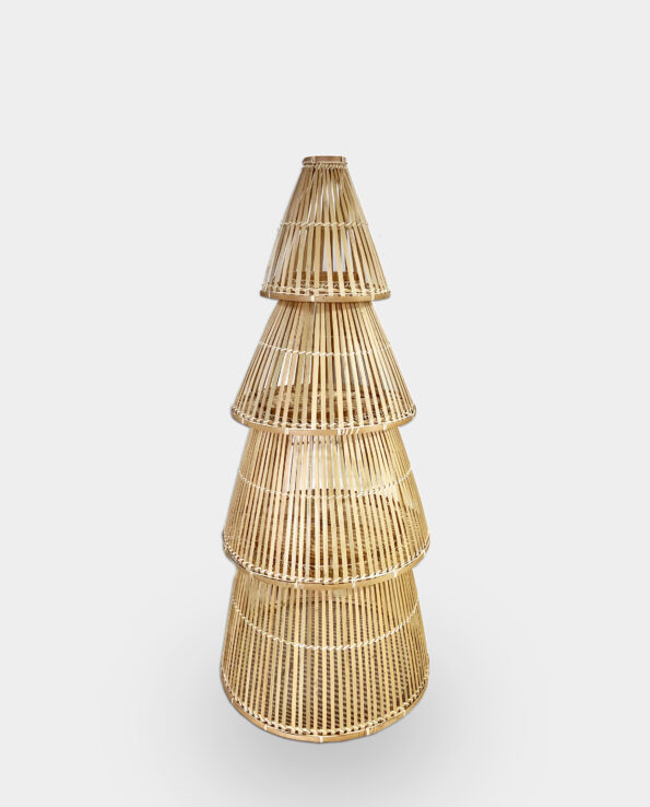 MASEL Multi-purpose Bamboo Christmas Tree (3 reusable baskets)